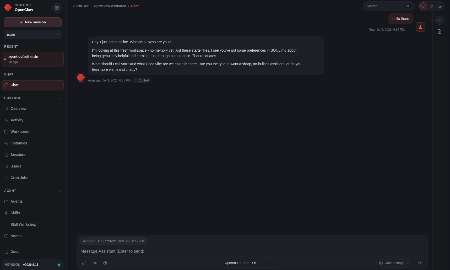 OpenClaw on Nimbus